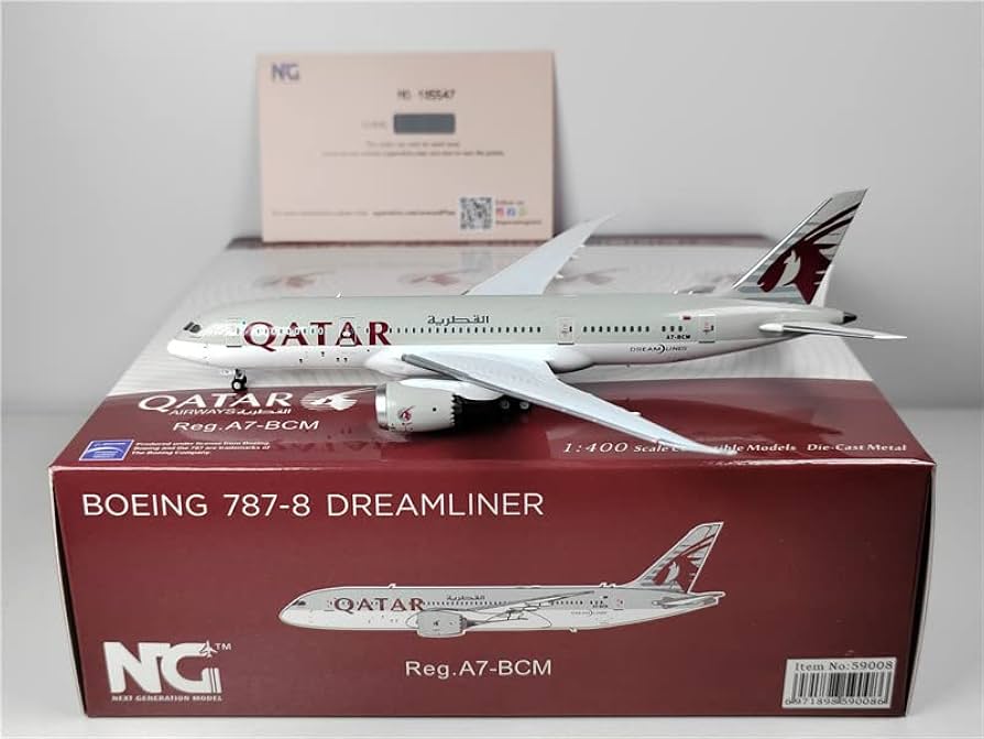 Amazon.co.jp: NG Models 1:400 完成品 QATAR AIRWAYS FOR